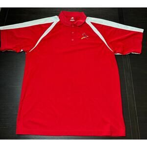 St. Louis Cardinals Polo Men’s Size L Red, MLB Arenado Redbirds STL